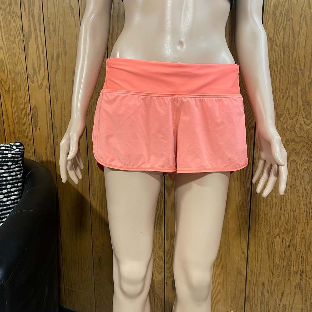 Lululemon" Speed Short - Orange - Picture 10 of 16